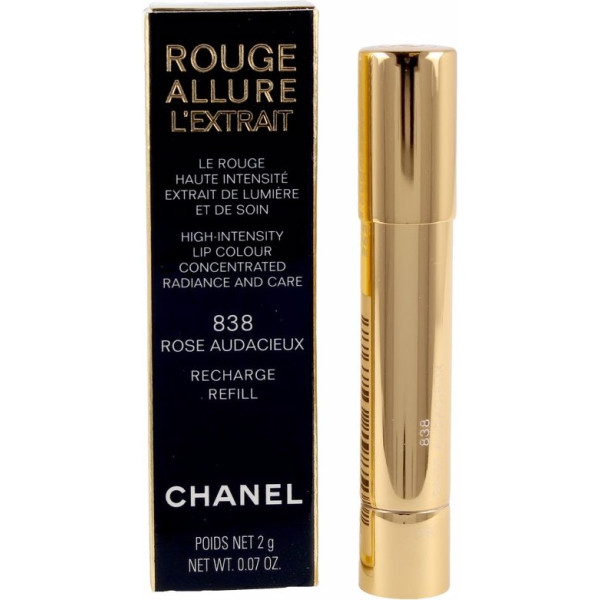 Chanel Rouge Allure L'extrait Lipstick Recharge Rose Audacieux-838 1 U Unisex