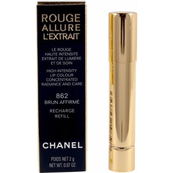 Chanel Rouge Allure L\'extrait Lipstick Recharge Brun Affirme-862 1 U Unisexe