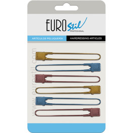 Eurostil 6 Pinza Metal Colores