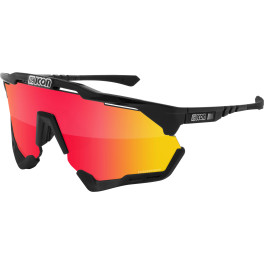 Scicon Sports Unisex Aerosx Xl (multimirror Red / Black Gloss) Gafas De Sol De Rendimiento Deportivo