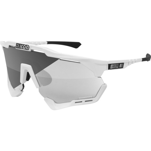Scicon Sports Unisex Aerosx Xl (plateado Fotocrómico / Brillante) Gafas De Sol De Rendimiento Deportivo