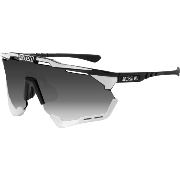 Scicon Sports Unisex Aerosx Xl (multimirror Silver / Black Gloss Blanco Bolt) Rendimiento Deportivo Gafas De Sol