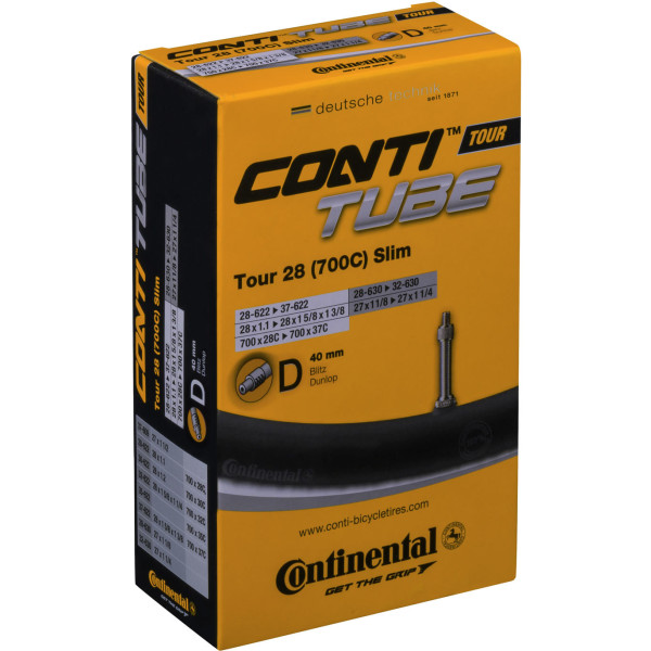 Continental Camara Tour Tube Slim 700cx30 - 35 Dunlop Ventil 40 mm