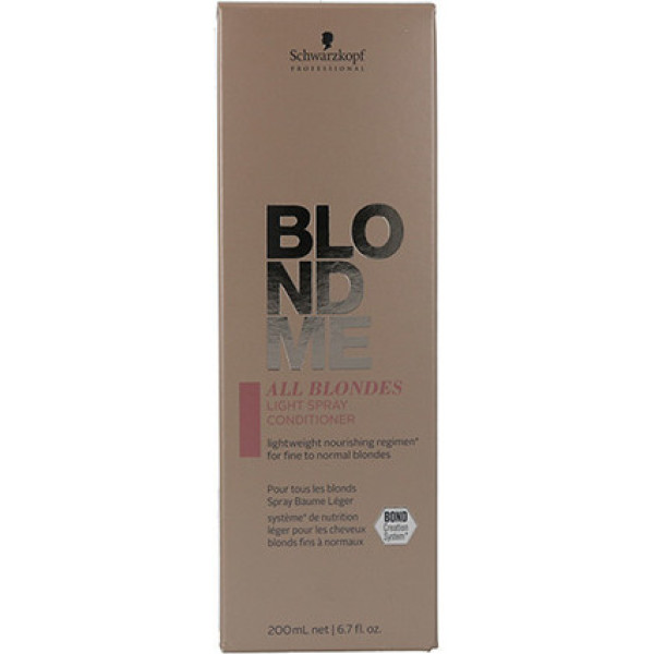 Schwarzkopf Blondme Keratin Restore All Blondes Spray Light Conditioner 200ml