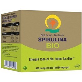 Marcus Rohrer Bio Spirulina 540 Comp (3 x 180 Refil)