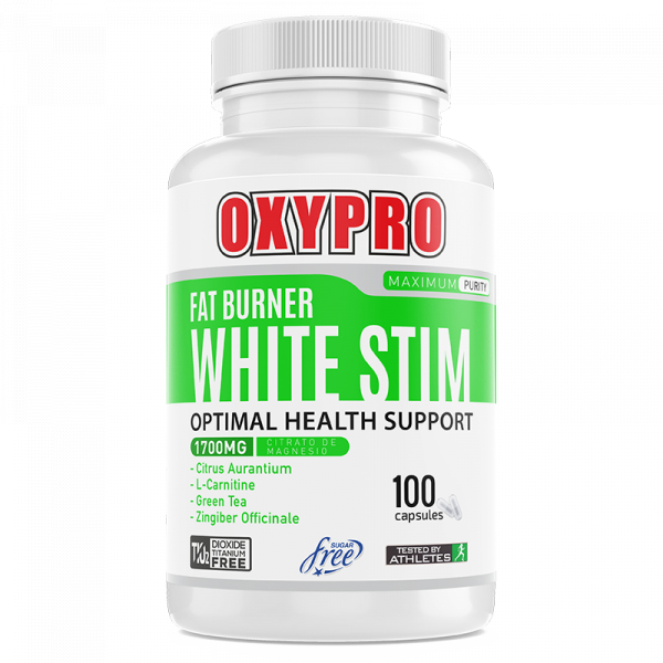 Oxypro Nutrition White Stim - Light Fat Burner - Quemagrasas 100 Capsulas