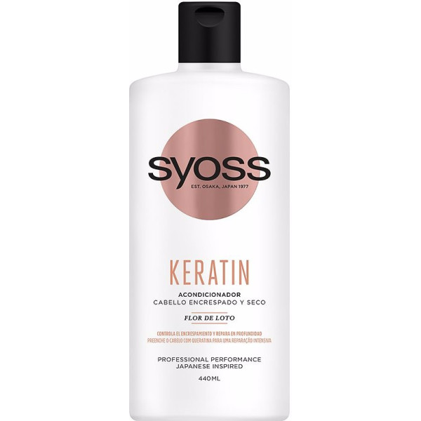Syoss Keratin Conditioner für krauses und trockenes Haar 440 ml Unisex