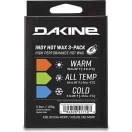 Dakine Indy Hot Wax 3 Paquetes Surtido