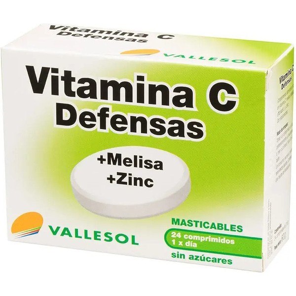 Vallesol Vitamin C + Melisa + Zink 24 Tabletten
