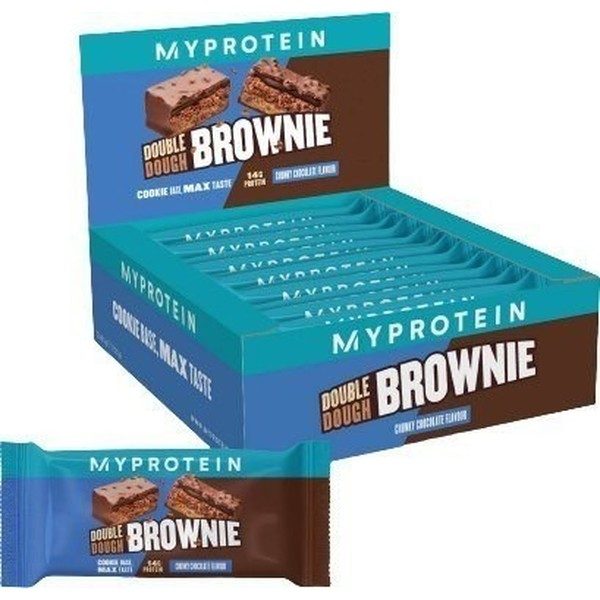 Myprotein Double Dough Brownie 12 Bar X 60 Gr