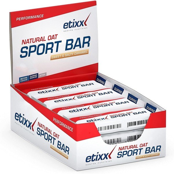 Etixx Natural Oat Sport Bar 12 Barritas x 55 Gr