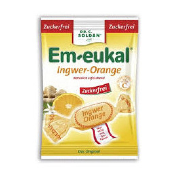 Emeukal Caramelo Jengibre-naranja Sin Azucar 50 Gr  Em-eukal