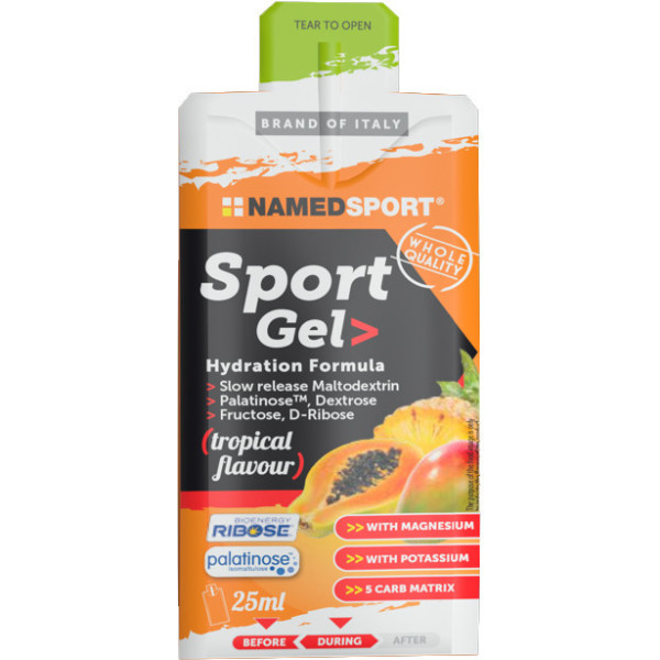 Namedsport Gel Sportgel vor/während Tropical 25 ml (32 Einheiten)