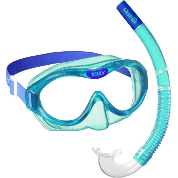 Mares Combo Dilly Clam Shell Aqua Blue