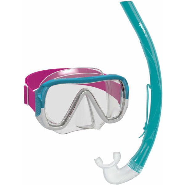 Mares Combo Keewee Jr. Mesh Aqua Clear White