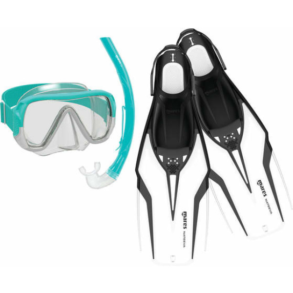 Mares Set Nateeva Keewee Sandwich Pack Blanco