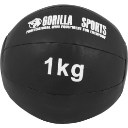 Gorilla Sports Balón Medicinal De Cuero 1 Kg