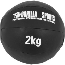 Gorilla Sports Balón Medicinal De Cuero 2 Kg