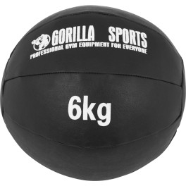 Gorilla Sports Balón Medicinal De Cuero 6 Kg