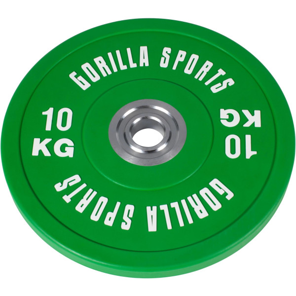 Gorilla Sports Discos De Pesas Grandes Olímpicos Pro 10 Kg
