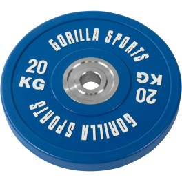 Gorilla Sports Discos De Pesas Grandes Olímpicos Pro 20 Kg