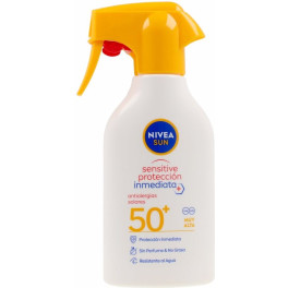 Empfindlicher und Sonnenschutz Nivea SPF50+ Spray 270 ml Unisex