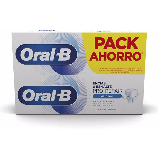 Oral-b Gums & Emaille Repair Original Zahnpasta 2 x 75 ml