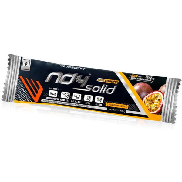 Infisport Nd4 Festes Koffein 1 Riegel X 40 Gr