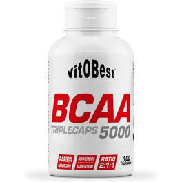Vitobest BCAA 5000 - 100 cápsulas triplas