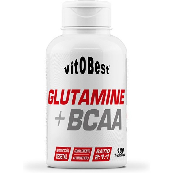 Vitobest Glutamin + BCAA 100 Triplecaps