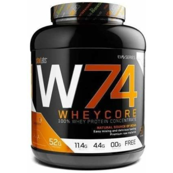 Starlabs Nutrition Concentrated Protein W74 Whey Core 2 Kg - Sabor Black Cookies - Proteína concentrada de suero de leche ARLA Lacprodan SP8011