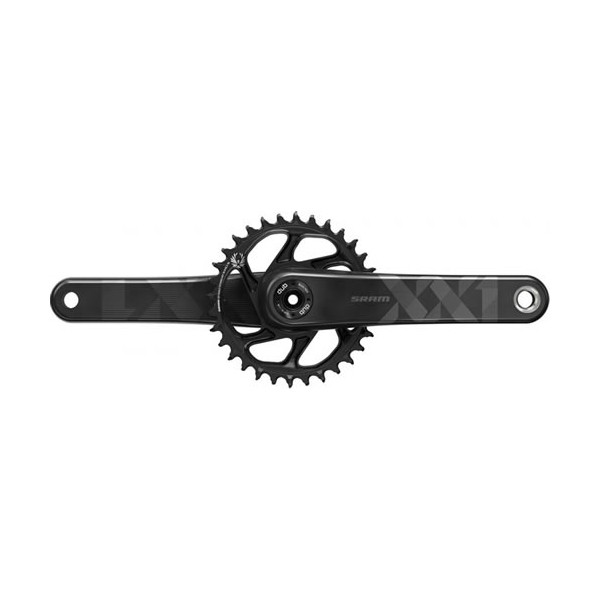 Sram XX1 Eagle DUB DM Fat4 Kurbel 175mm 30T Schwarz