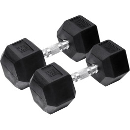 Orange Gym Mancuerna Hexagonal 2 X 4 Kg Negro