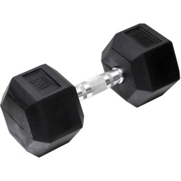 Orange Gym Mancuerna Hexagonal 25 Kg Negro