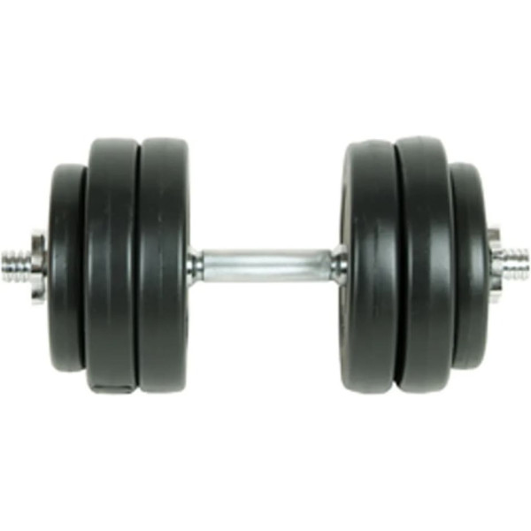 Vidaxl Juego De Mancuernas 9 Piezas 15 Kg