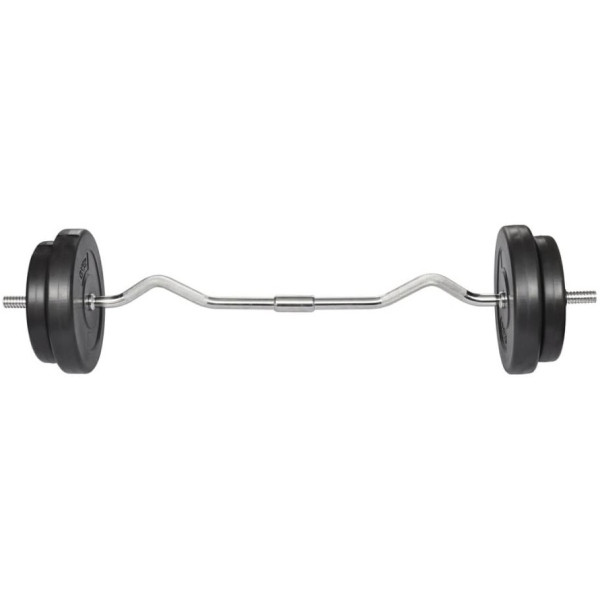 Vidaxl Barra De Curl 30kg