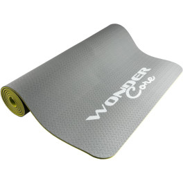 Wonder Core Esterilla De Yoga  Tpe 173x61x0.6 Cm Gris Y Verde
