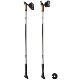 Abbey Bastones De Senderismo 2 Unidades Aluminio Plateado 21sr-zzb-uni