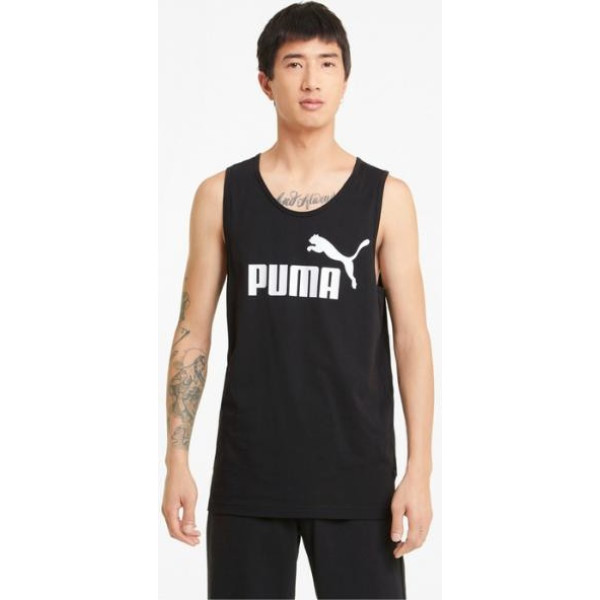 Puma Ess Tank Camiseta Tirantes Hombre. Black. 586670 01