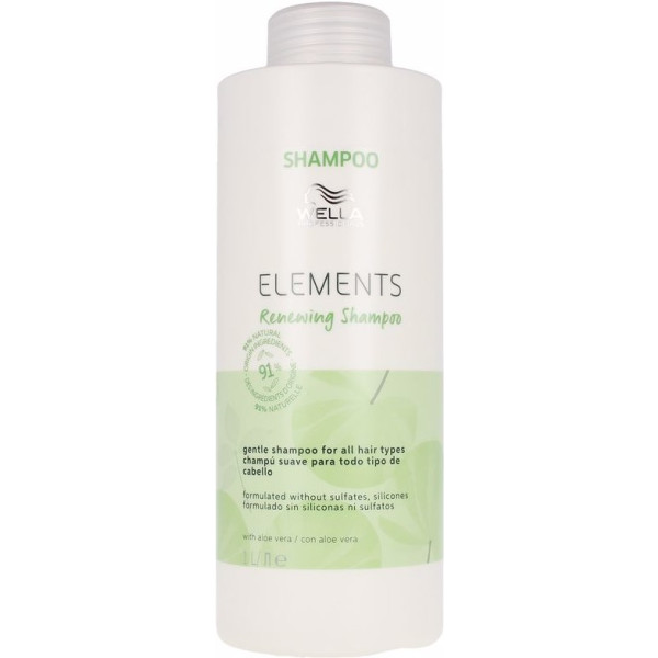 Wella Elements die shampoo vernieuwen 1000 ml unisex