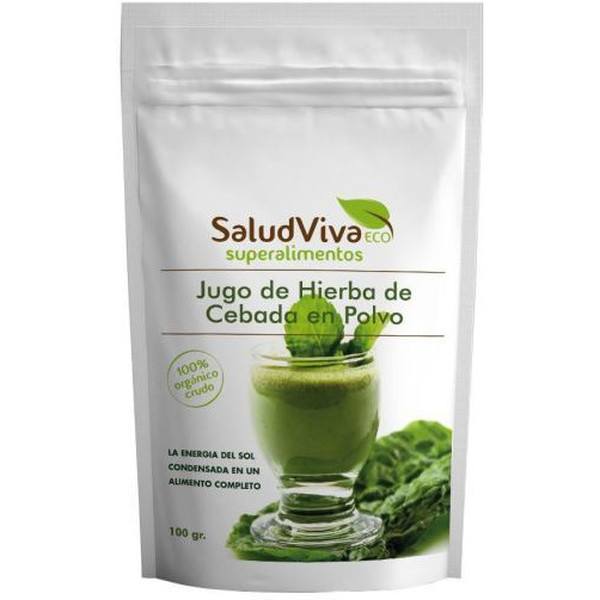 Salud Viva Pulverisierter Gerstengrassaft 100 gr. Eco