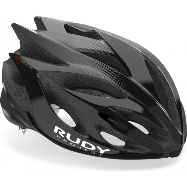 Rudy Project Rush Helmet Black - Titanium (shiny)