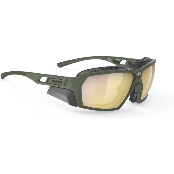 Óculos Rudy Project Agent Q Olive/ Matte Black-Gloss Multilaser Gold