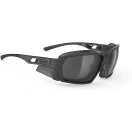 Rudy Project Gafas Agent Q Stealth Negro Mate-gloss/gris Shiny Smoke Negro
