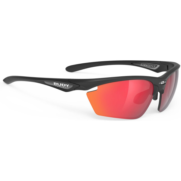 Lunettes Rudy Project Stratofly Matte Black Multilaser Red