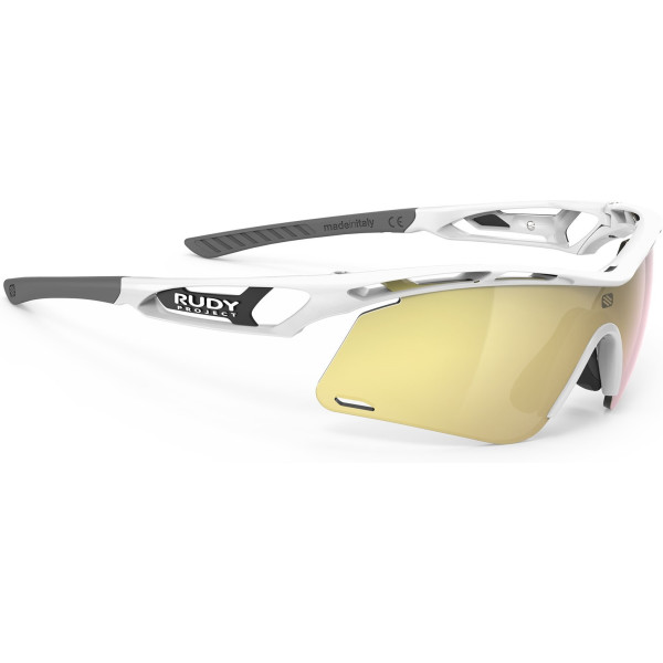 Lunettes de protection Rudy Project Tralyx + Slim White G. Multilaser Gold