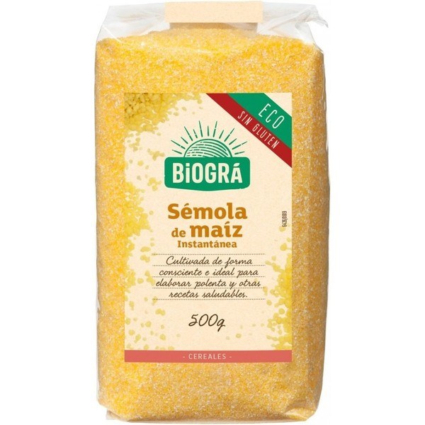 Biográ Granella di Mais (Polenta) Senza Glutine 500g Bio