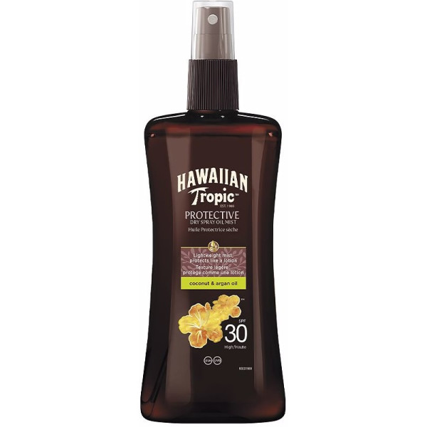 Hawaiianisches Kokosnuss- und Argan-Trockenöl Spf30 Spray 200 ml Unisex