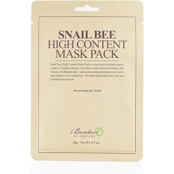 Benton Snail Bee High Content Masker 20 Ml Unisex