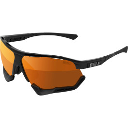 Scicon Sports Unisex Aerocomfort Scn-pp Sports Performance Sunglasses Negro / Plata